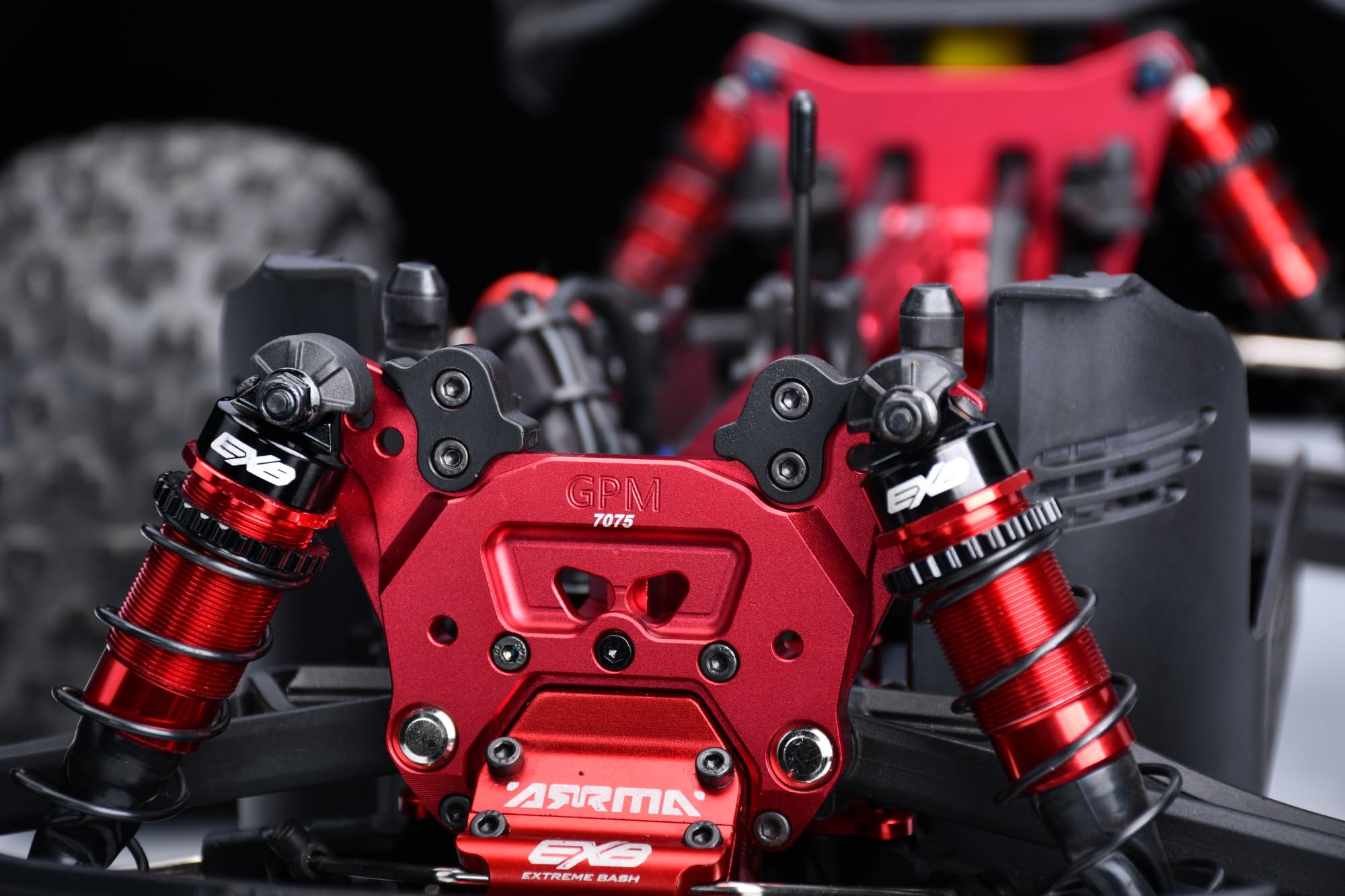 Amazon.com: Aluminum 7075 Alloy Front Shock Tower for Arrma 1:8